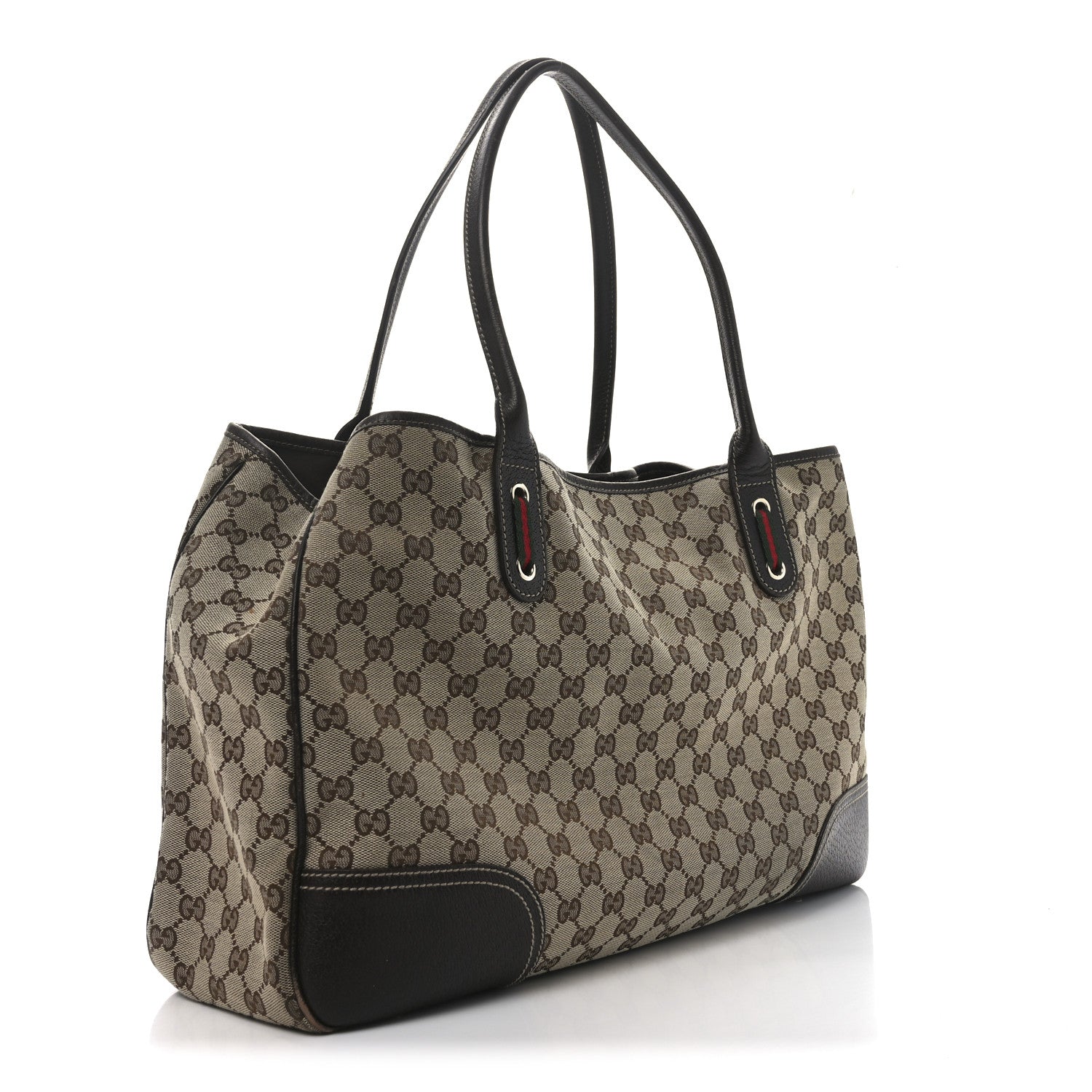 Gucci Monogram Large Princy Tote Dark Brown 3 of 12