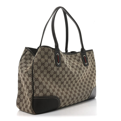 Gucci Monogram Large Princy Tote Dark Brown 3 of 12