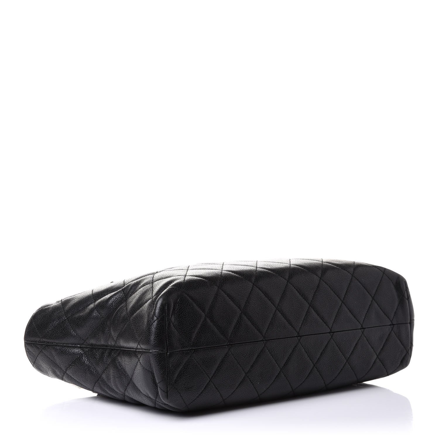 Chanel Caviar Quilted Shopping Tote Black 4 of 10