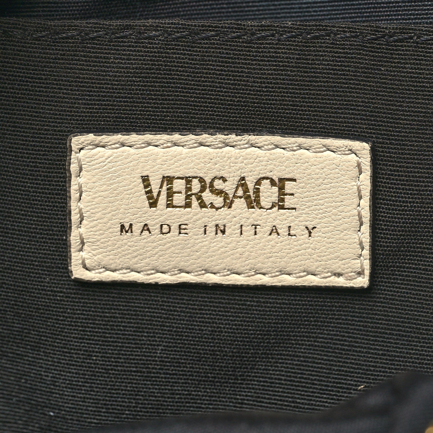 Versace Nappa Quilted La Medusa Round Camera Bag White 6 of 13