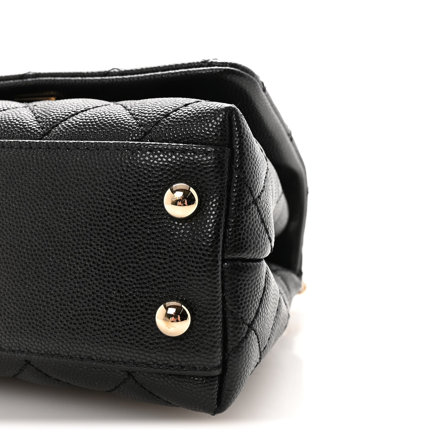 Chanel Caviar Quilted Extra Mini Coco Handle Flap Black 10 of 10