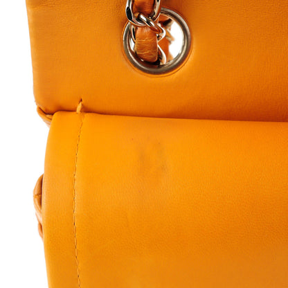 Chanel Lambskin Quilted Medium Double Flap Mango 11 of 11
