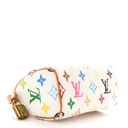 Louis Vuitton Monogram Multicolor Mini Sac HL Speedy White 4 of 8