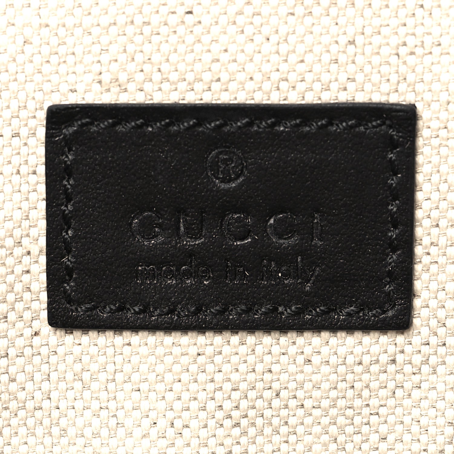 Gucci Calfskin GG Tennis Embossed Pocket Belt Bag Black 6 of 10