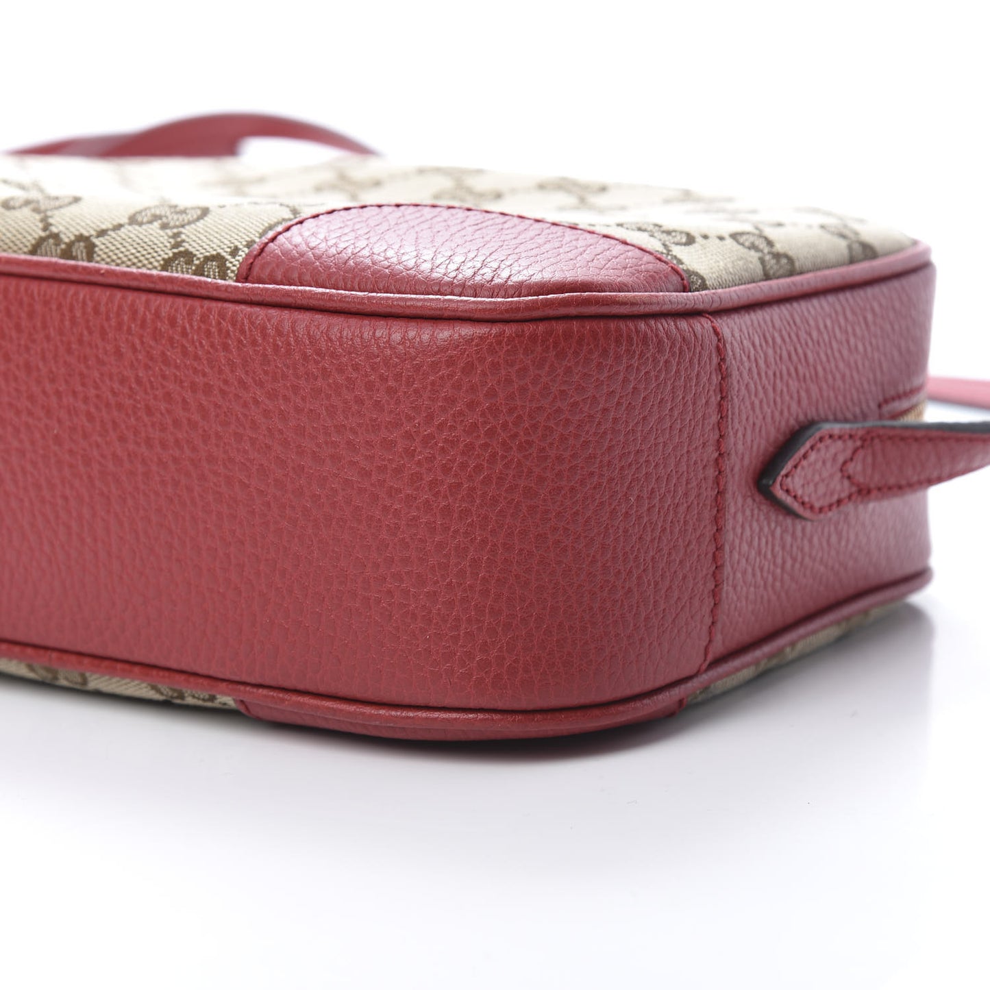 Monogram Mini Bree Messenger Bag Red