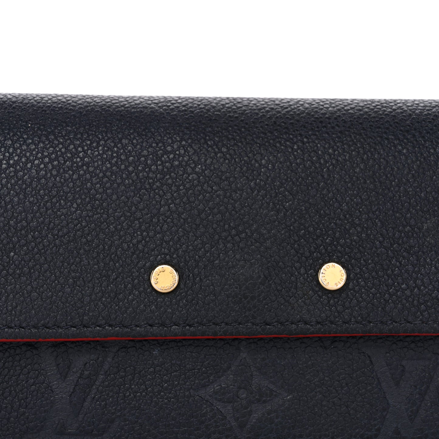 Empreinte Pont-Neuf Wallet Marine Rouge