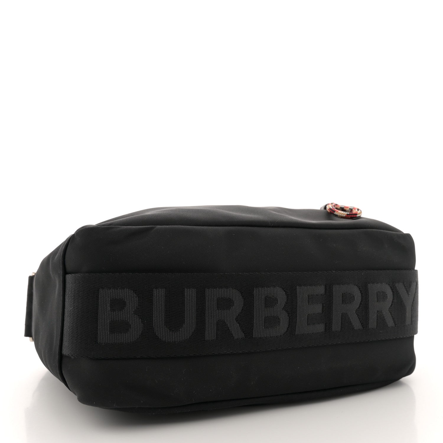 Burberry Nylon Logo Detail Crossbody Bag Black 1605649 – FASHIONPHILE