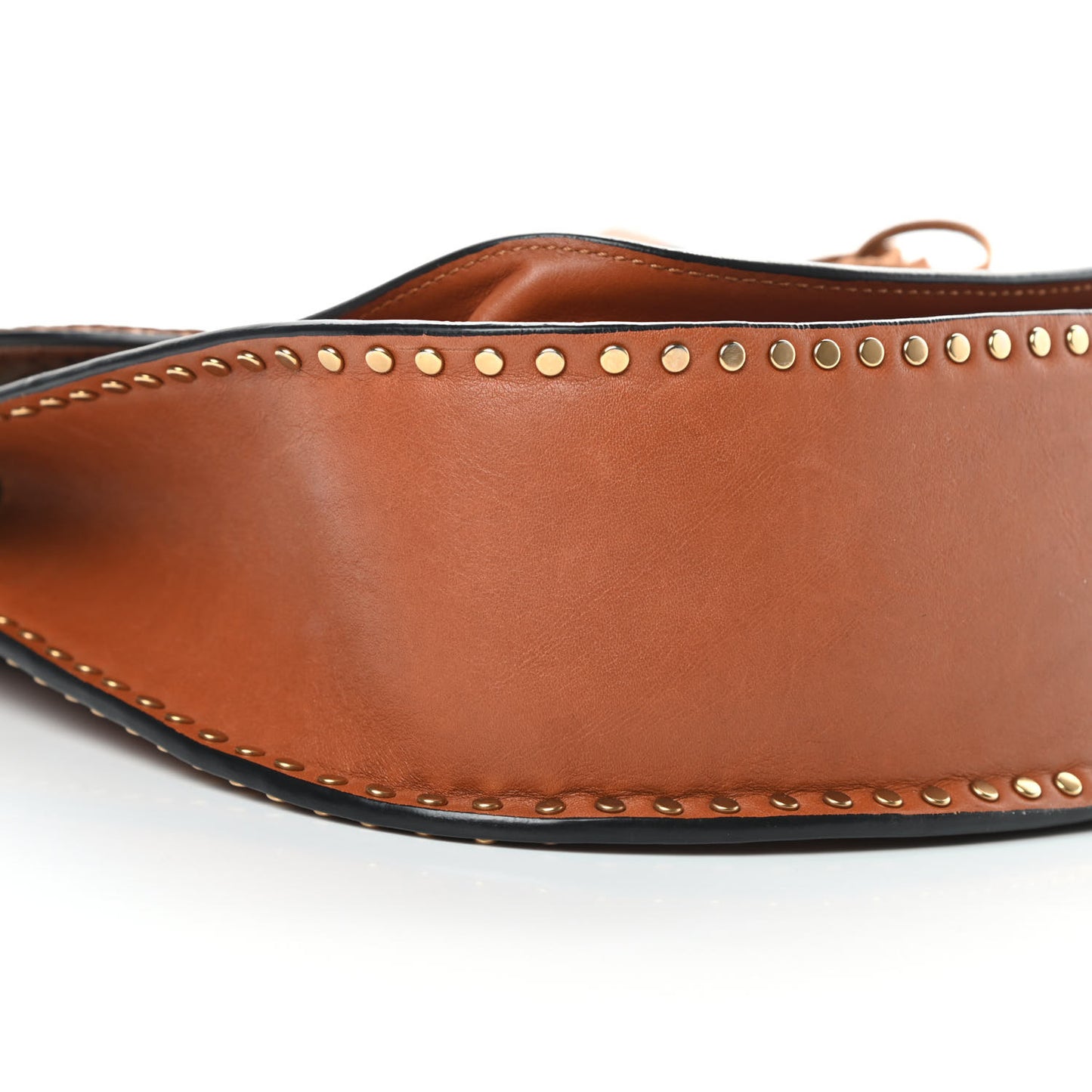 Calfskin Braided Medium Hudson Shoulder Bag Caramel
