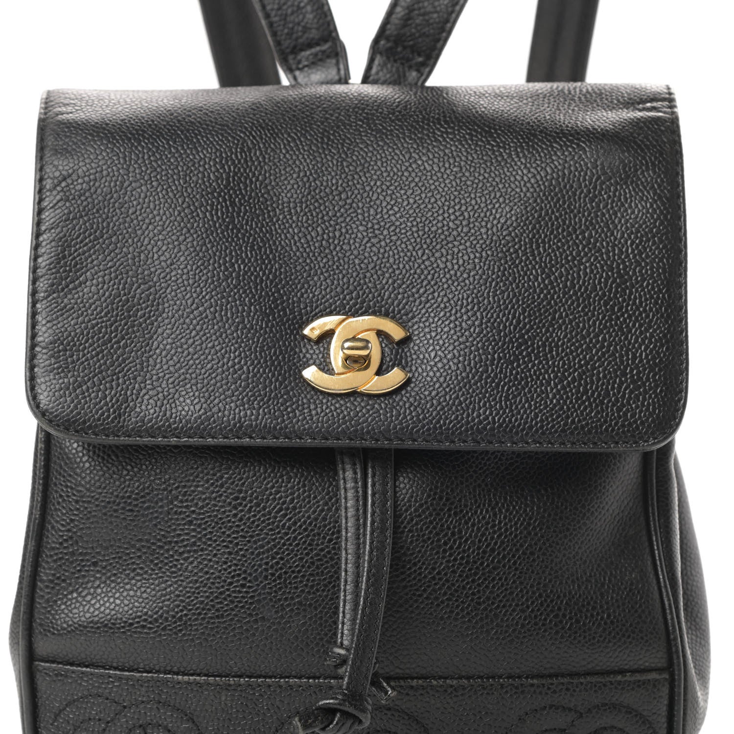 Chanel Caviar CC Backpack Black 8 of 15