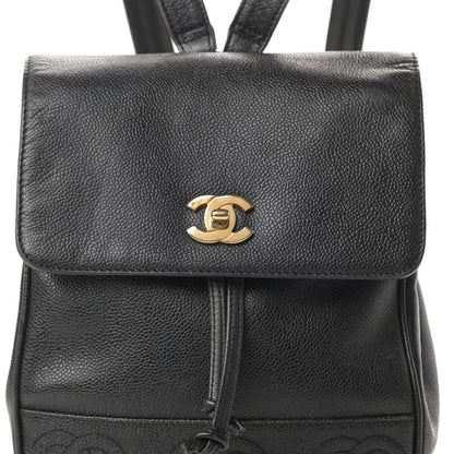 Chanel Caviar CC Backpack Black 8 of 15