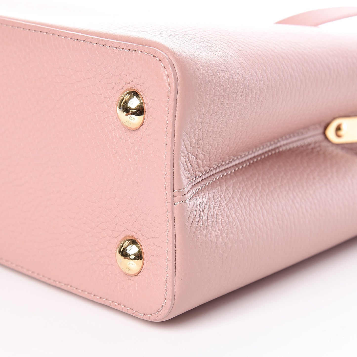 Taurillon Embellished Capucines PM Magnolia