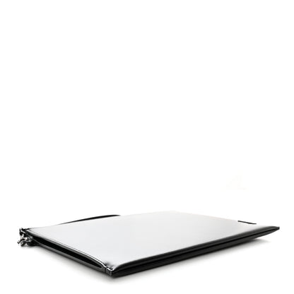 Saint Laurent Shiny Calfskin Monogram Zipped Tablet Holder Black 4 of 7