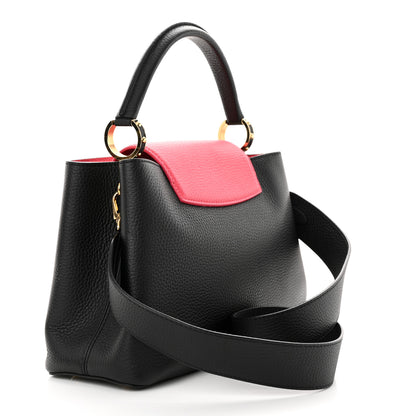 Louis Vuitton Taurillon Capucines PM Black Rose Berlingot 3 of 14