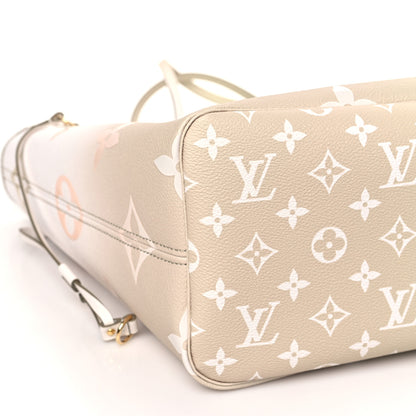 Louis Vuitton Monogram Giant Spring In The City Neverfull MM Sunset Kaki 8 of 10