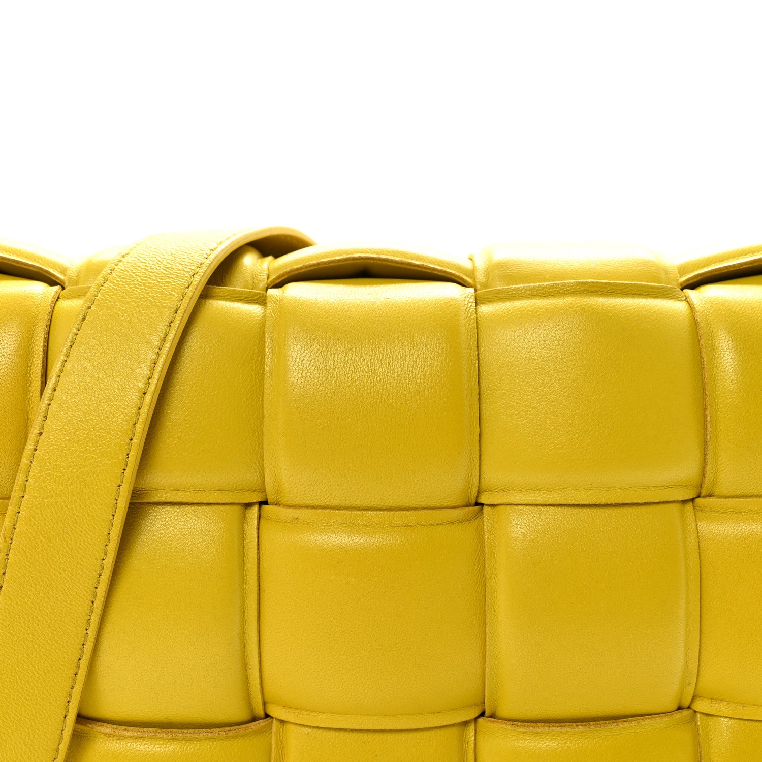Bottega Veneta Nappa Maxi Intreccio Padded Cassette Crossbody Bag Buttercup 7 of 9