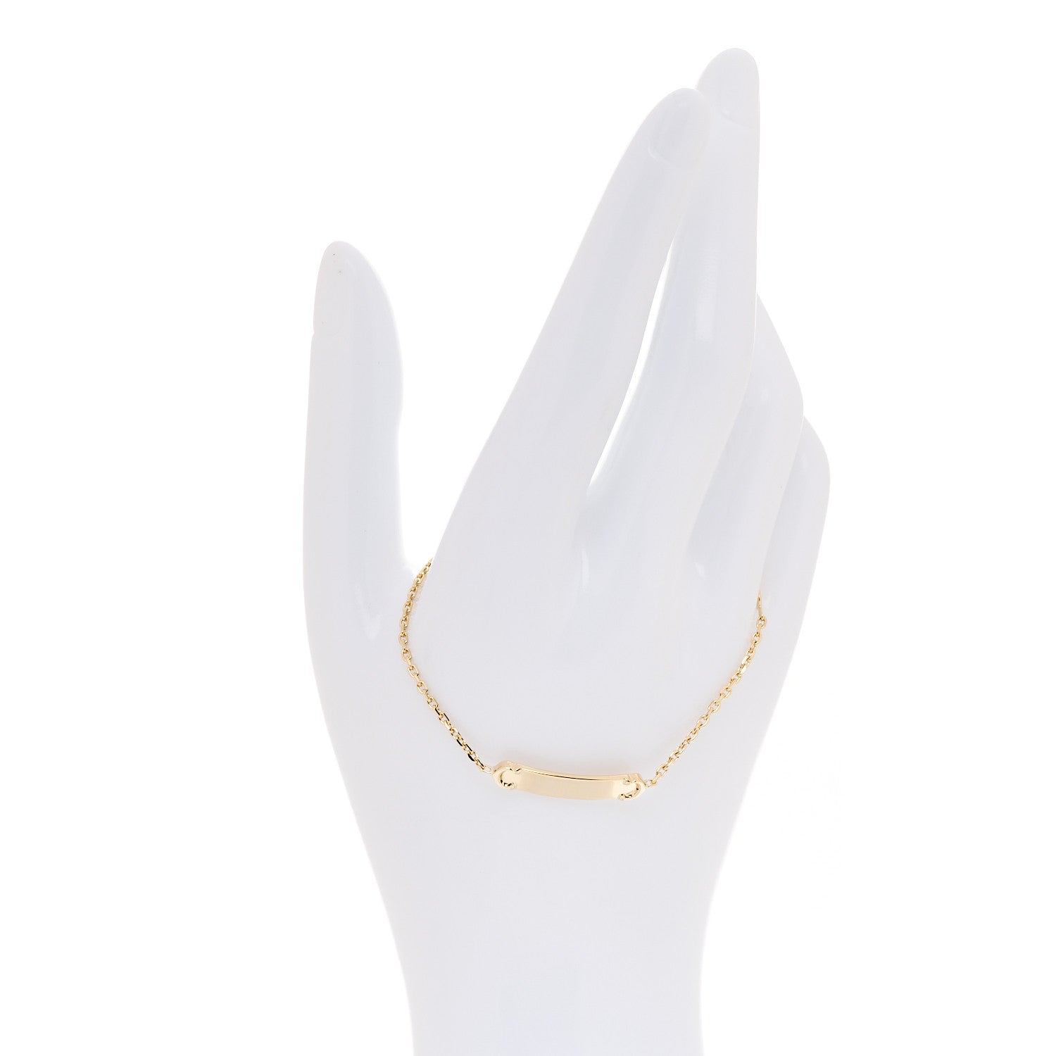 Cartier 18K Yellow Gold ID Chain Bracelet 2 of 6