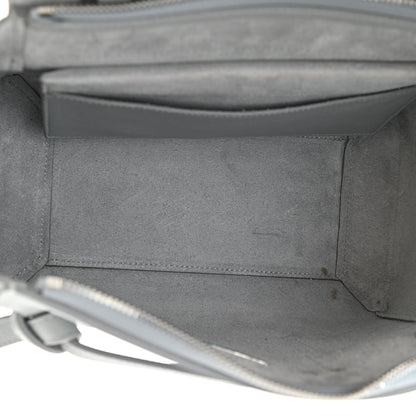 Celine Grained Calfskin Micro Belt Bag Cloud 5 of 12