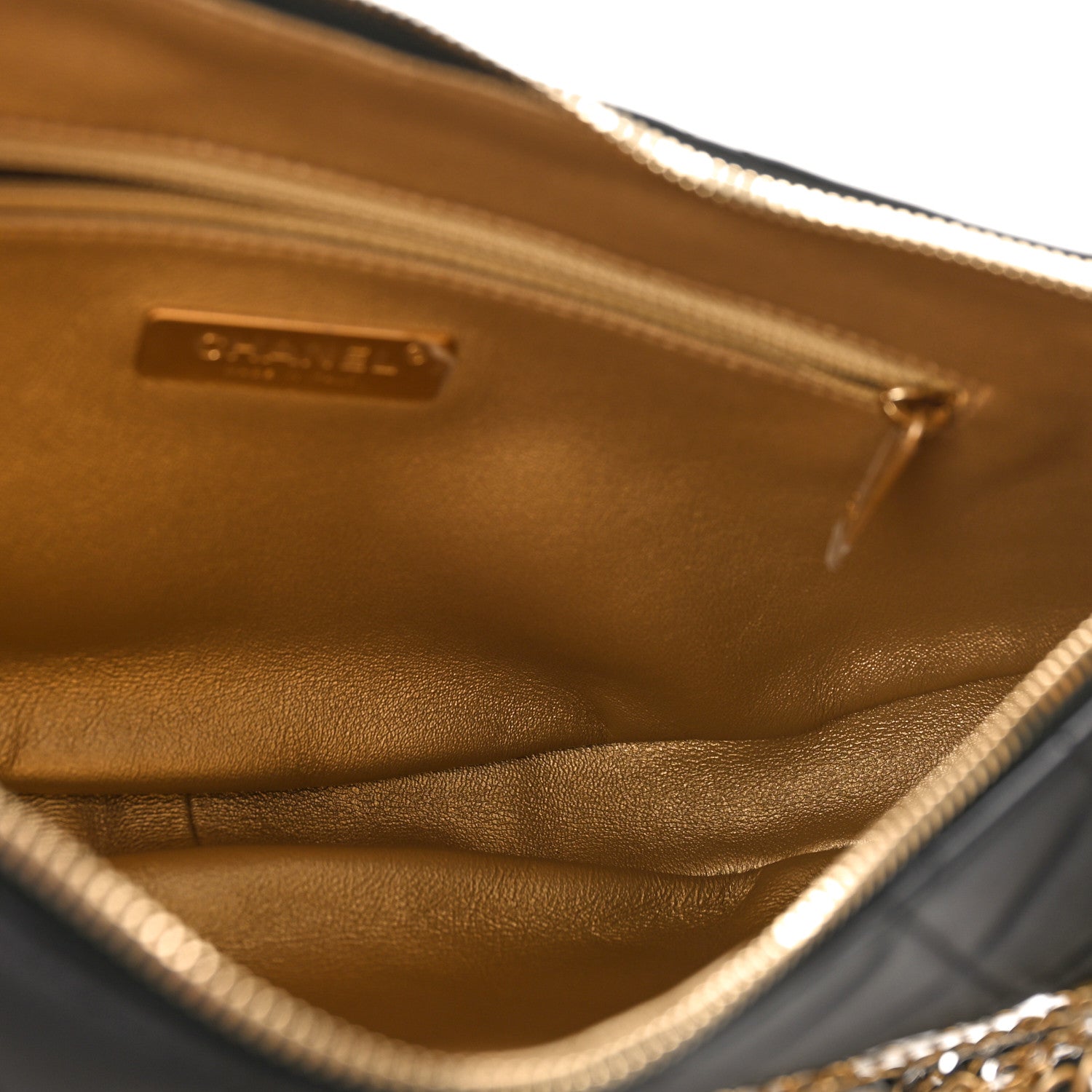 Chanel Lambskin Quilted All About Chains Hobo Black 5 of 10