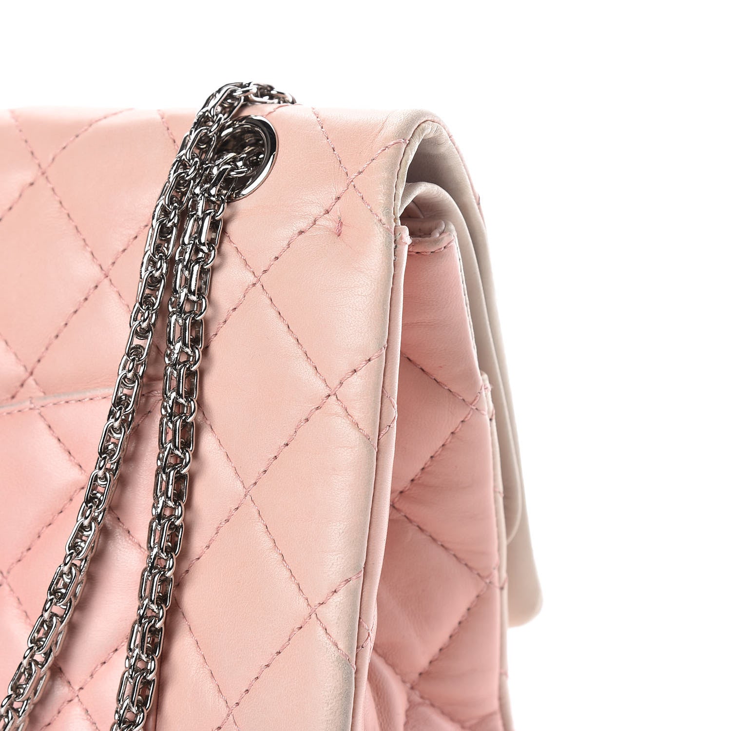 Chanel Lambskin Degrade Quilted 2.55 Reissue 227 Flap Pink 18 of 28