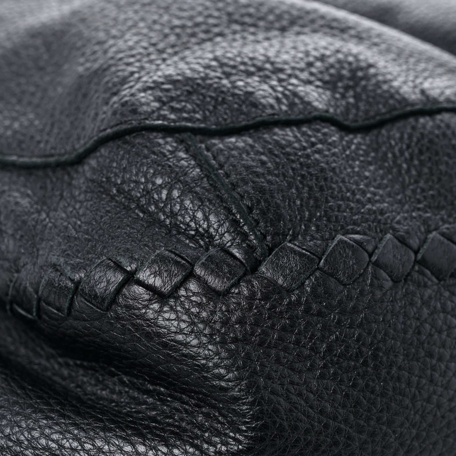 Bottega Veneta Cervo Deerskin Tote Black 8 of 19