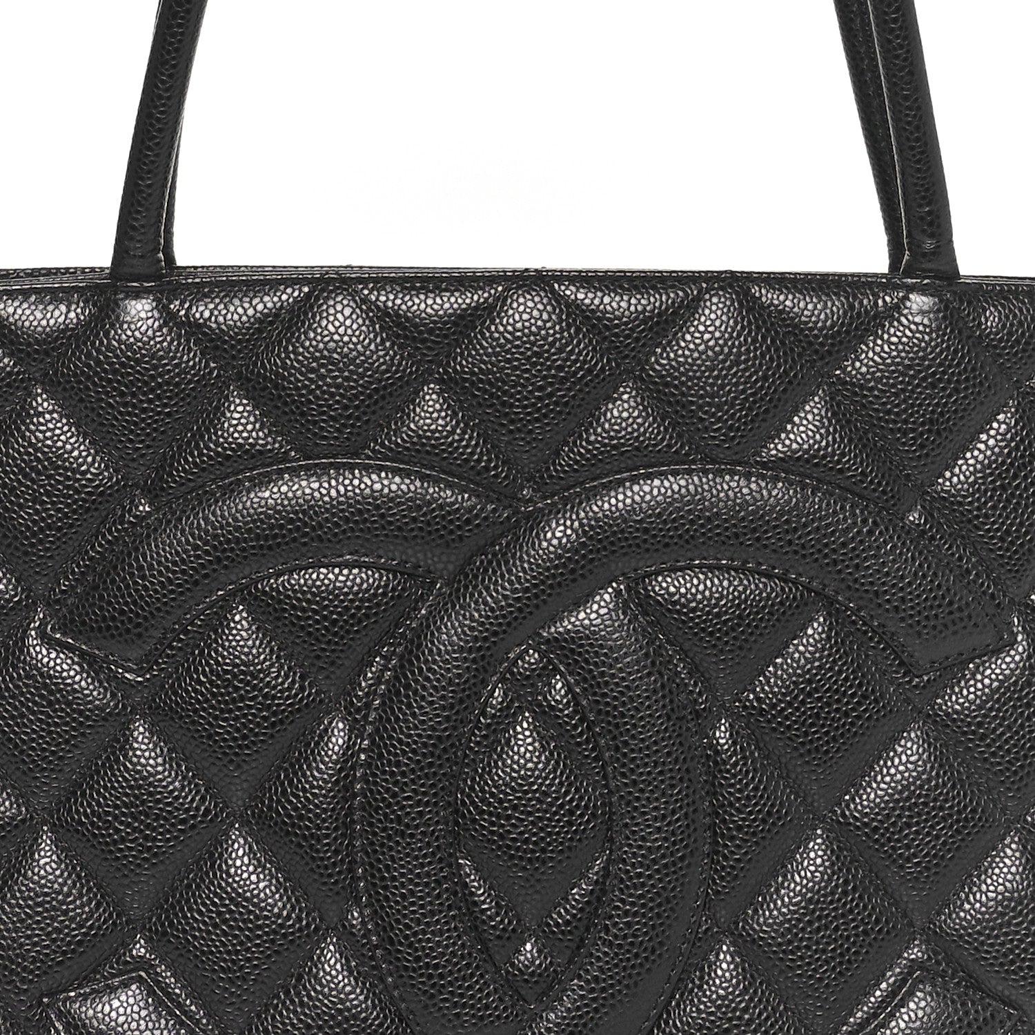 Chanel Caviar Quilted Medallion Tote Black 10 of 10