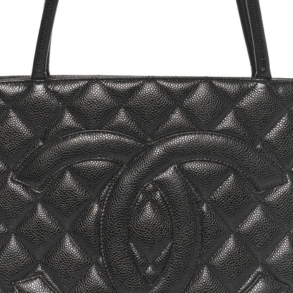 Chanel Caviar Quilted Medallion Tote Black 10 of 10