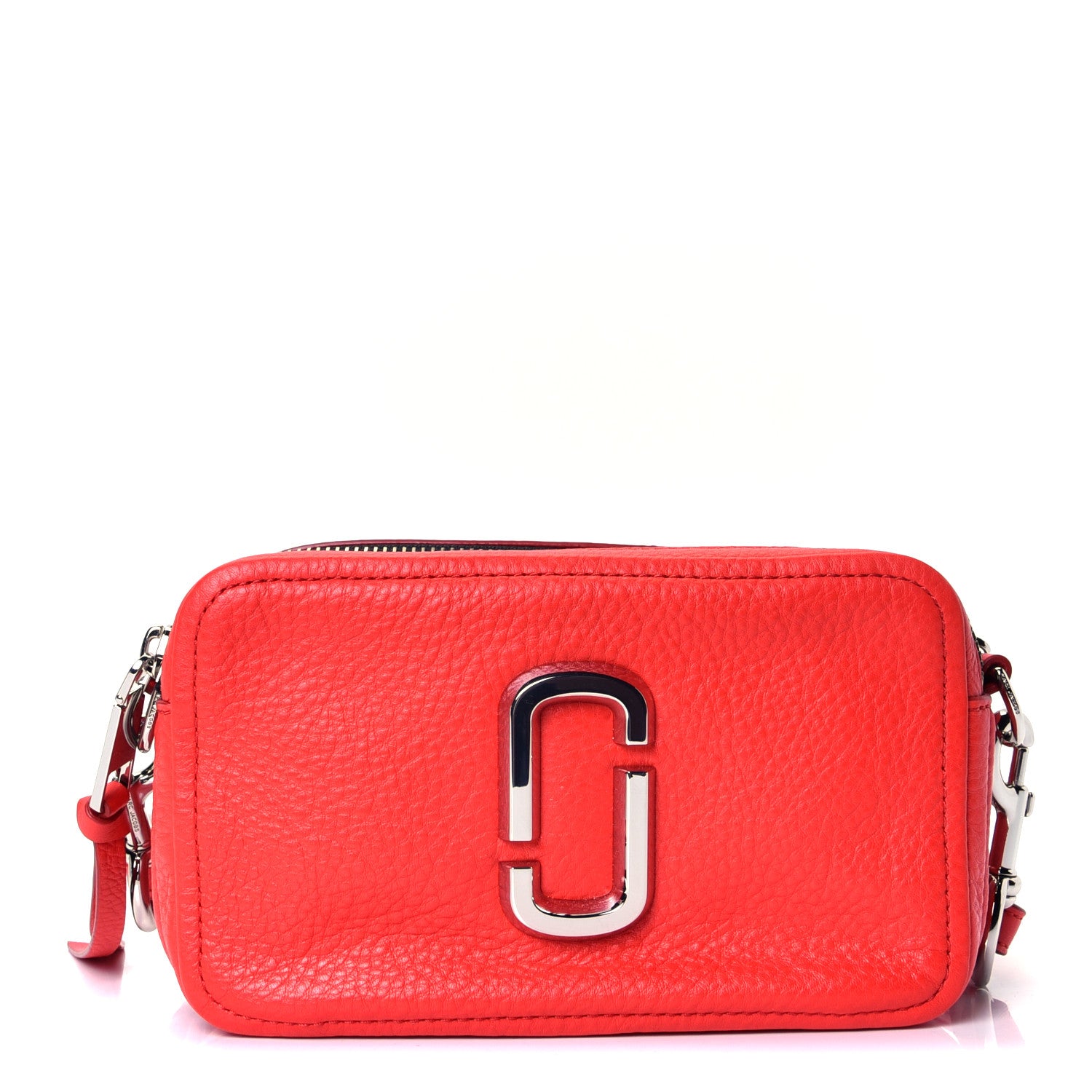Marc Jacobs Supple Natural Grain Calfskin The Softshot 21 Geranium 1 of 4