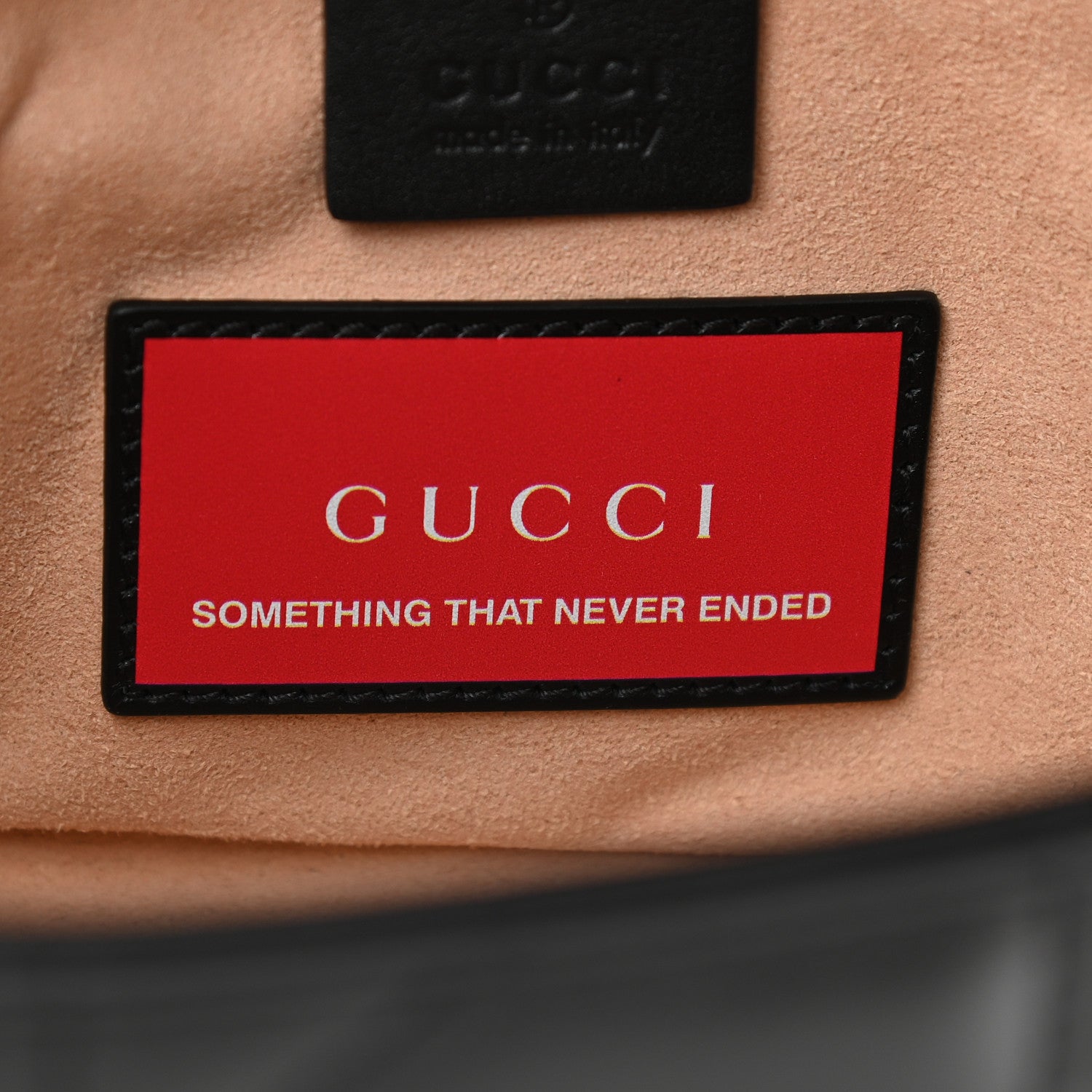 Gucci Calfskin Matelasse Studded Small Pearly GG Marmont Shoulder Bag Black 6 of 10