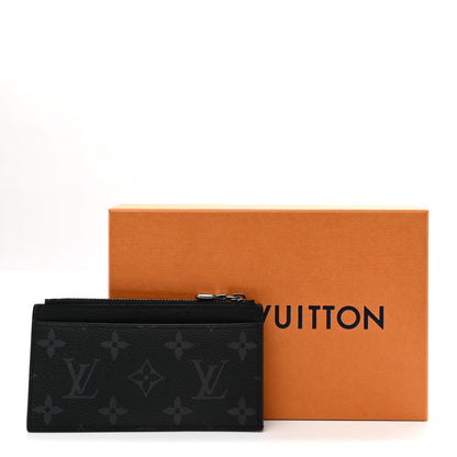 Louis Vuitton Reverse Monogram Eclipse Taiga Coin Card Holder 7 of 7