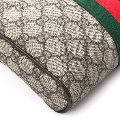 Gucci GG Supreme Monogram Web Small Ophidia Messenger Bag Brown 10 of 12