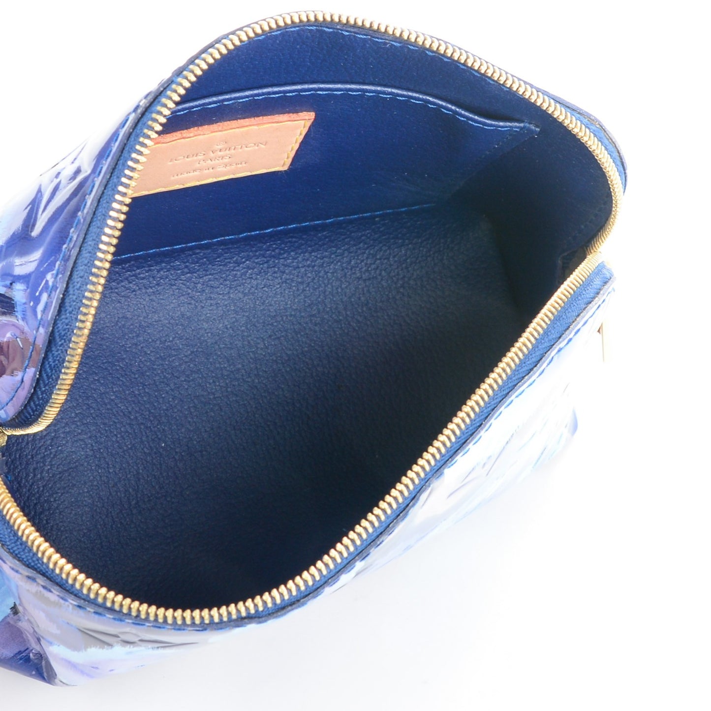 Vernis Ikat Cosmetic Pouch Grand Blue