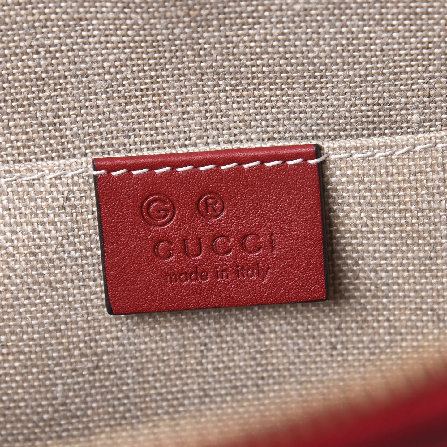 Soft Microguccissima Mini Dome Bag Rosso
