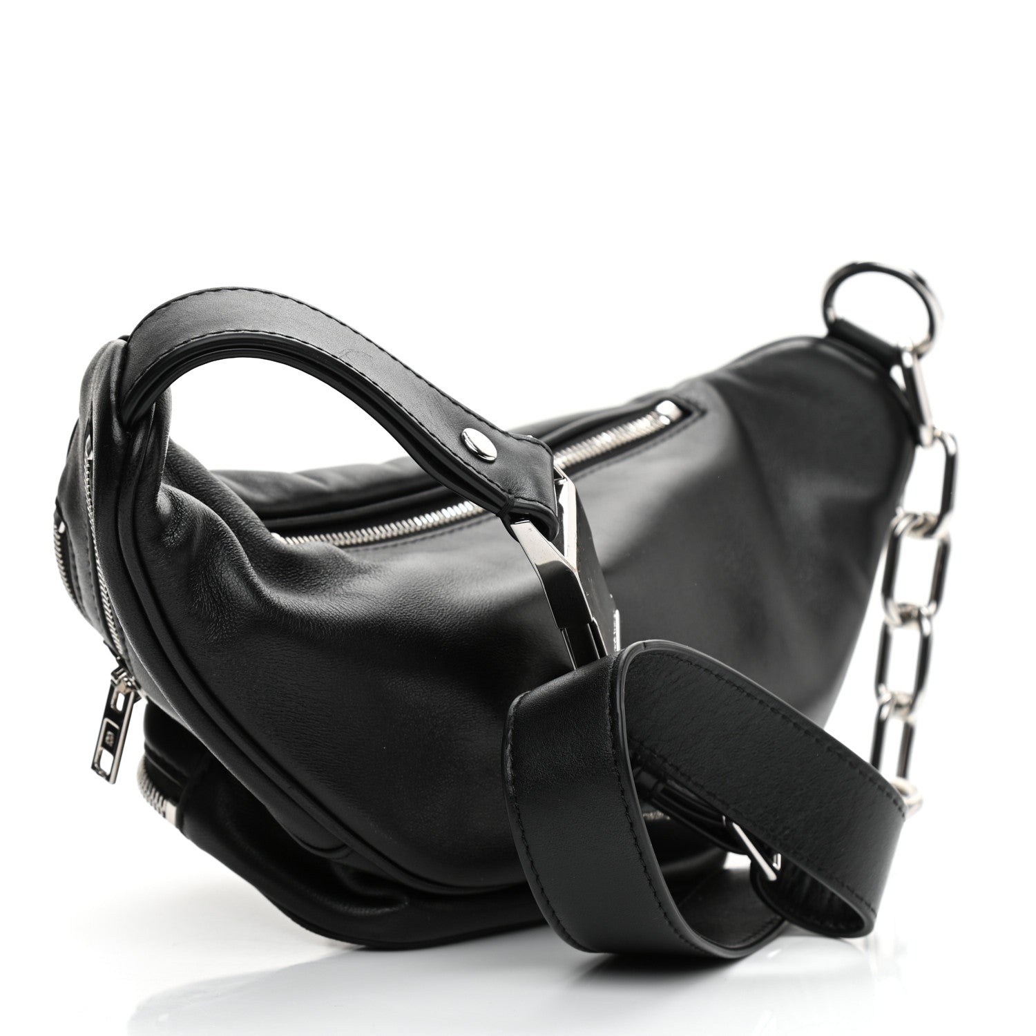 Alexander Wang Lambskin Attica Belt Bag Black 3 of 8