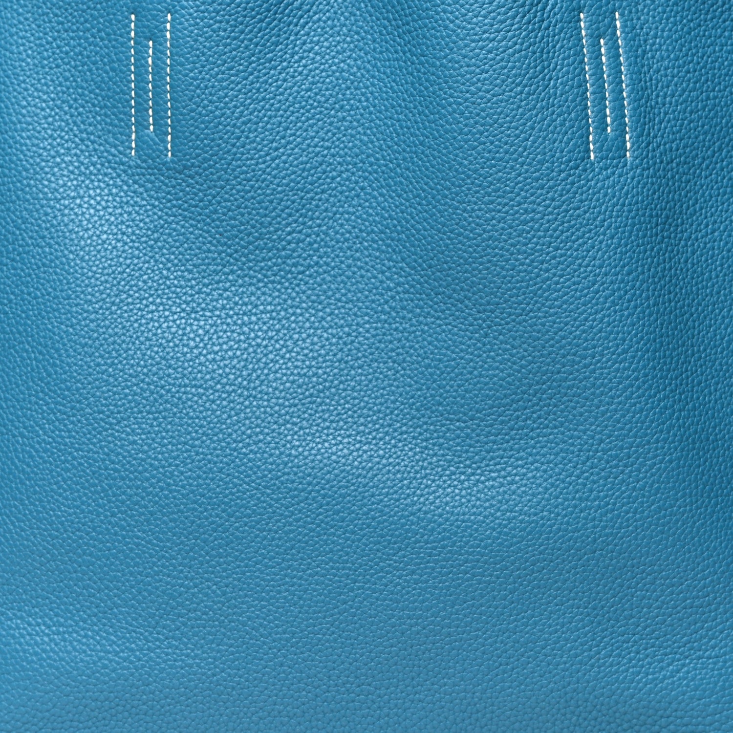 Hermes Taurillon Clemence Double Sens 36 Reversible Tote Bleu Sapphire Bleu Izmir 12 of 14