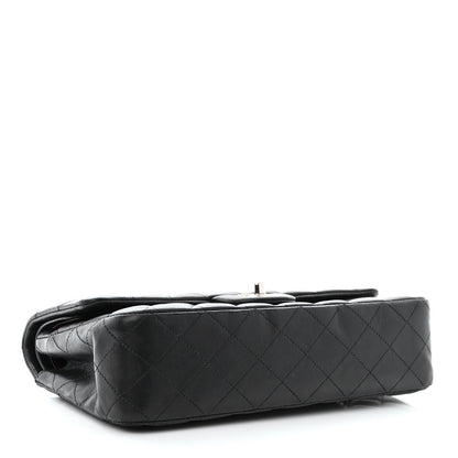 Chanel Lambskin Quilted Medium Double Flap Black 4 of 15