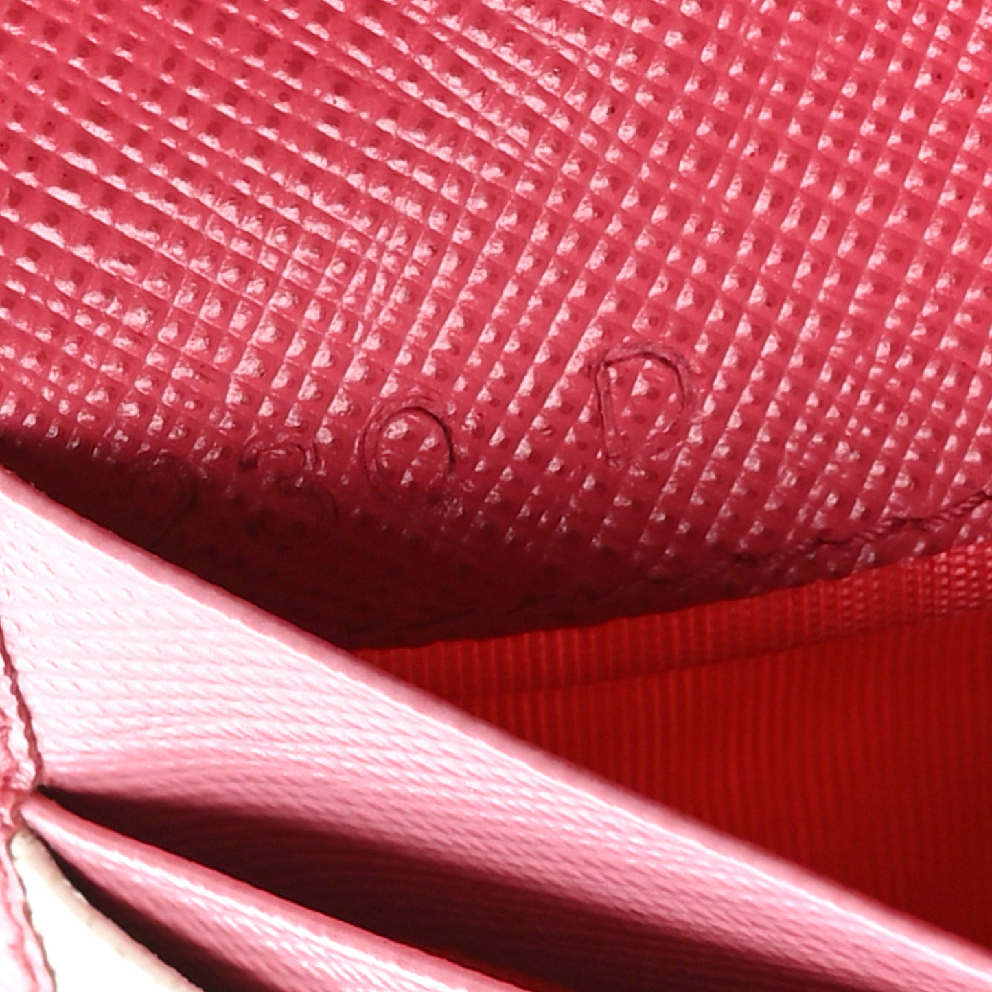 Saffiano Metal Small Compact Wallet Peonia Begonia