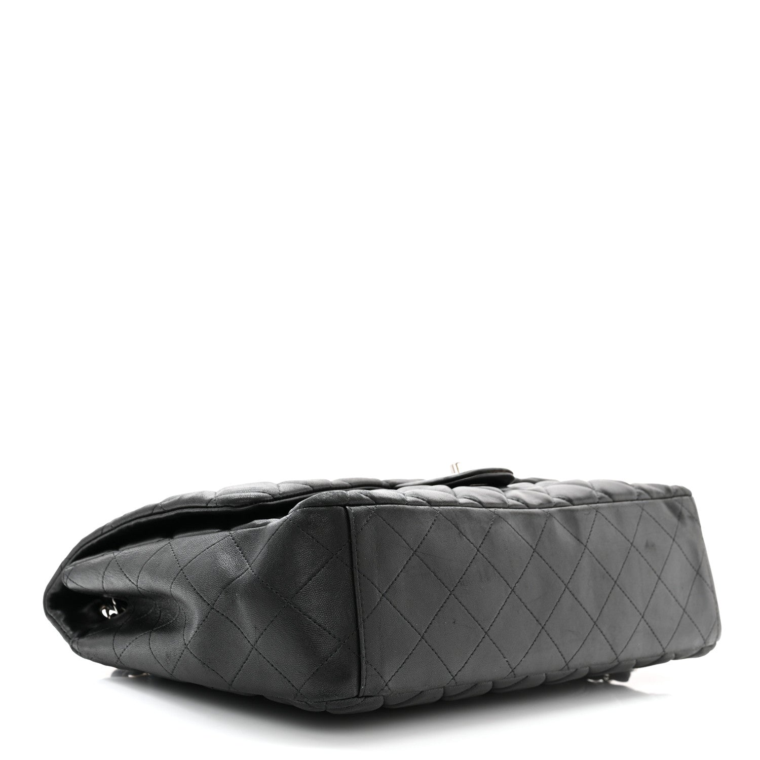 Chanel Lambskin Quilted Maxi Single Flap Black 4 of 13