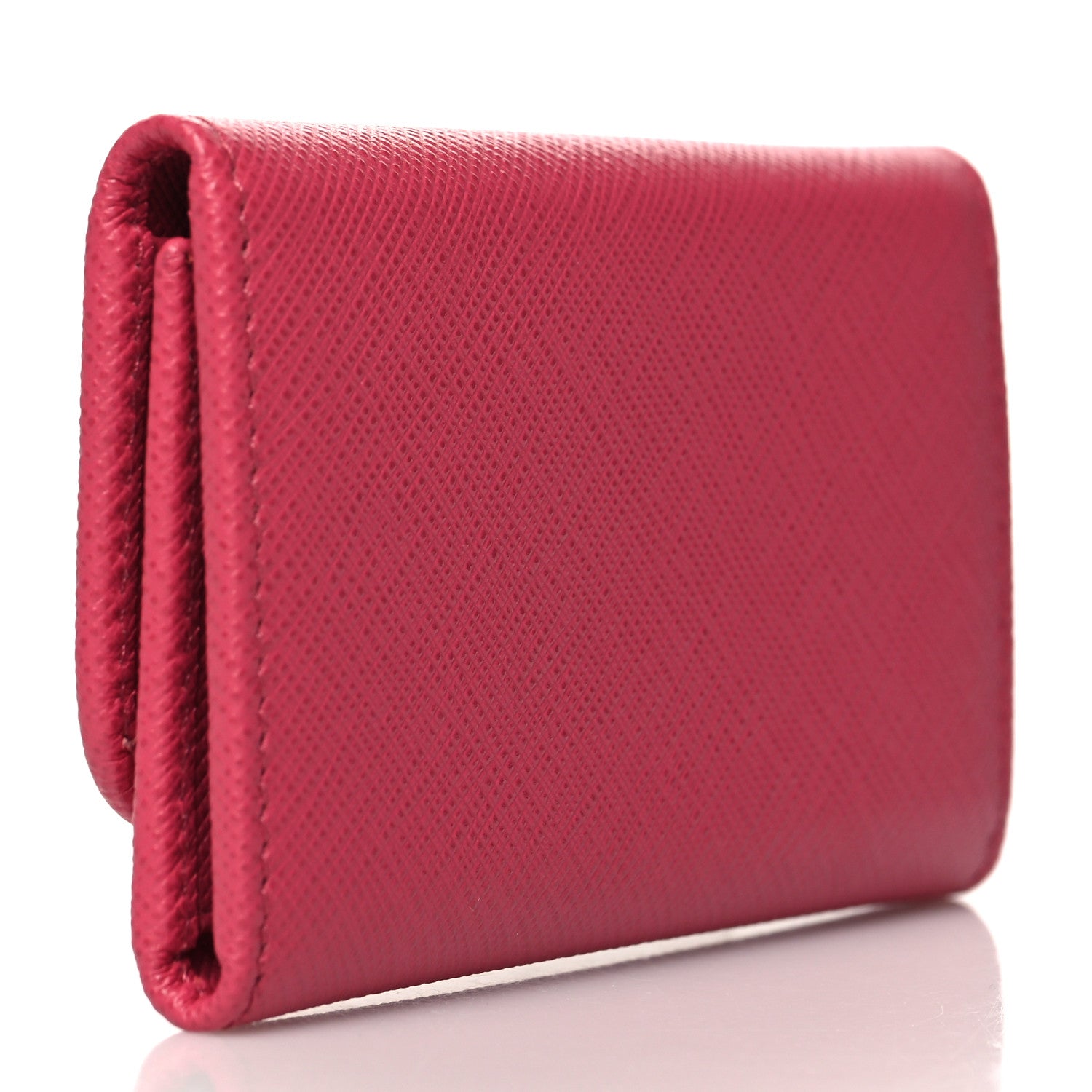 Prada Saffiano Metal 6 Key Holder Peonia 3 of 7