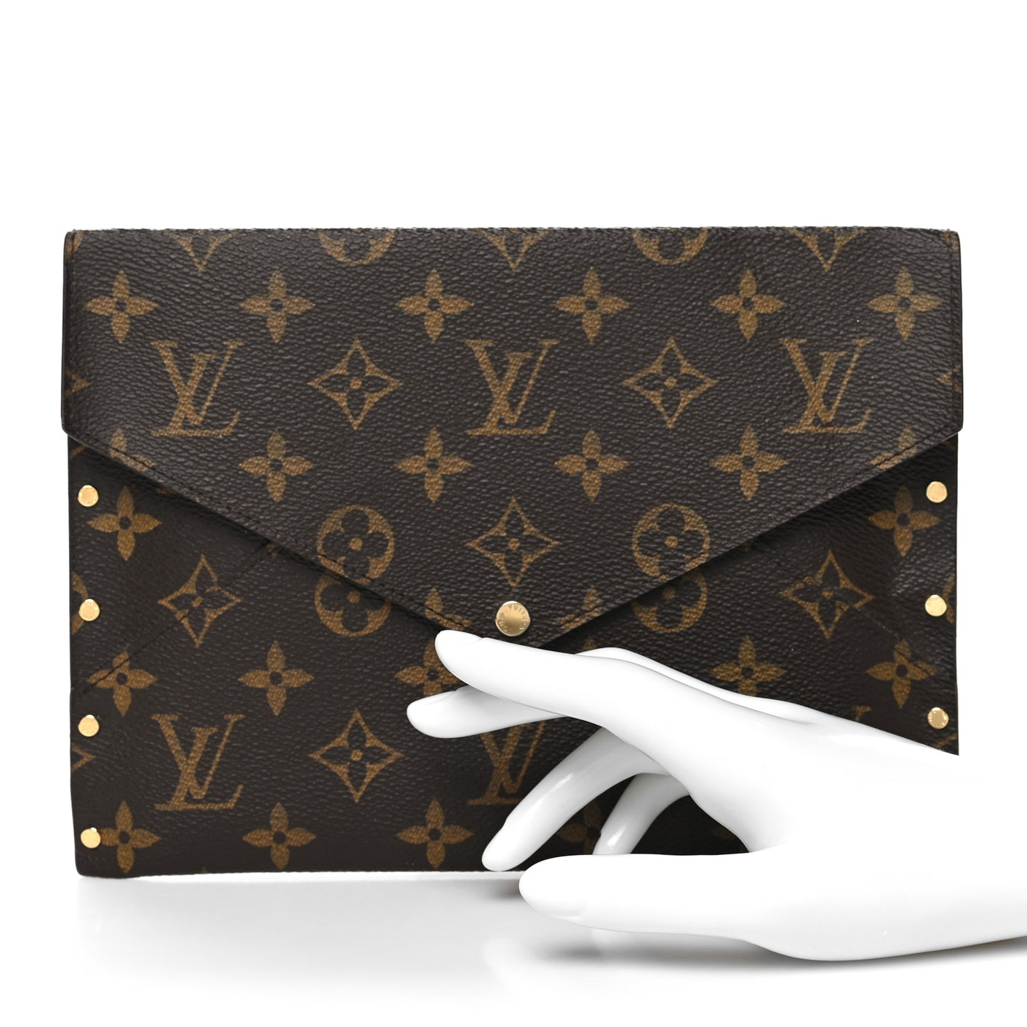 Monogram Rivets Enveloppe