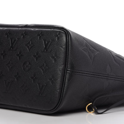 Louis Vuitton Empreinte Monogram Giant Neverfull MM Black 7 of 10