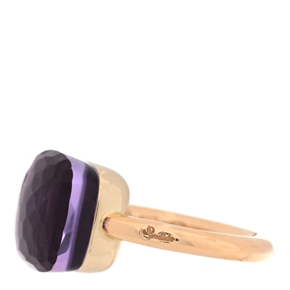 Pomellato 18K Rose Gold Amethyst Classic Nudo Ring 52 6 4 of 5