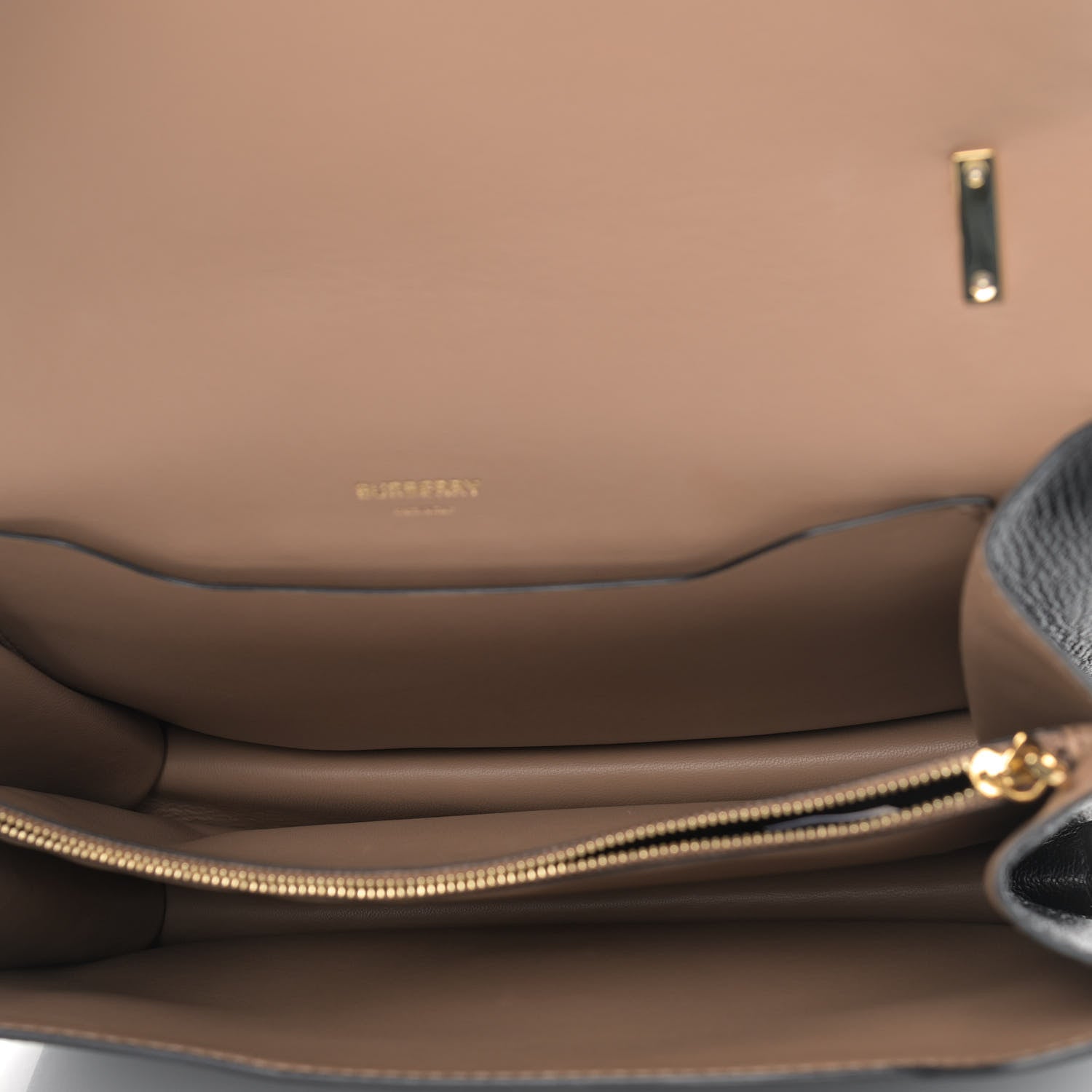 Burberry Grained Calfskin Medium TB Bag Black 5 of 12