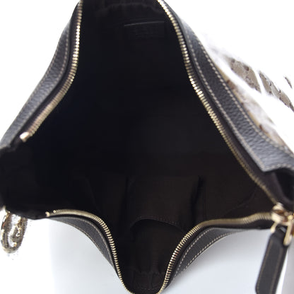 Gucci Crystal Monogram Hobo Dark Brown 7 of 10