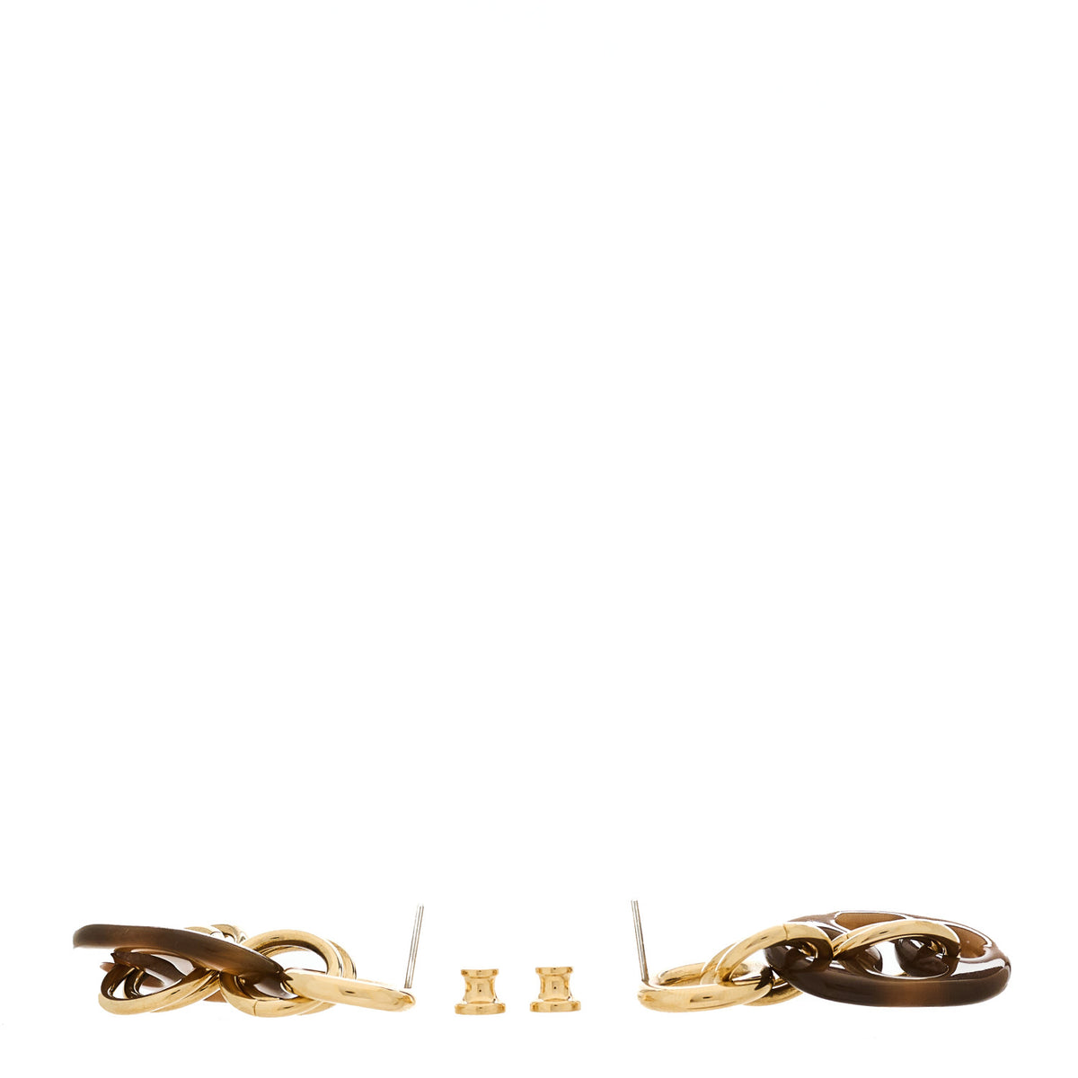 Hermes Permabrass Horn Small Eurydice Earrings 4 of 5
