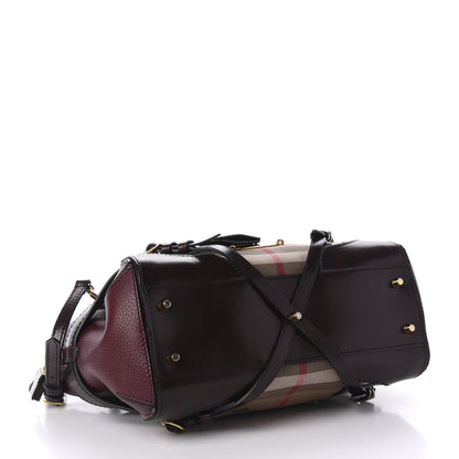 Burberry House Check Small Gladstone Deep Claret 4 of 11