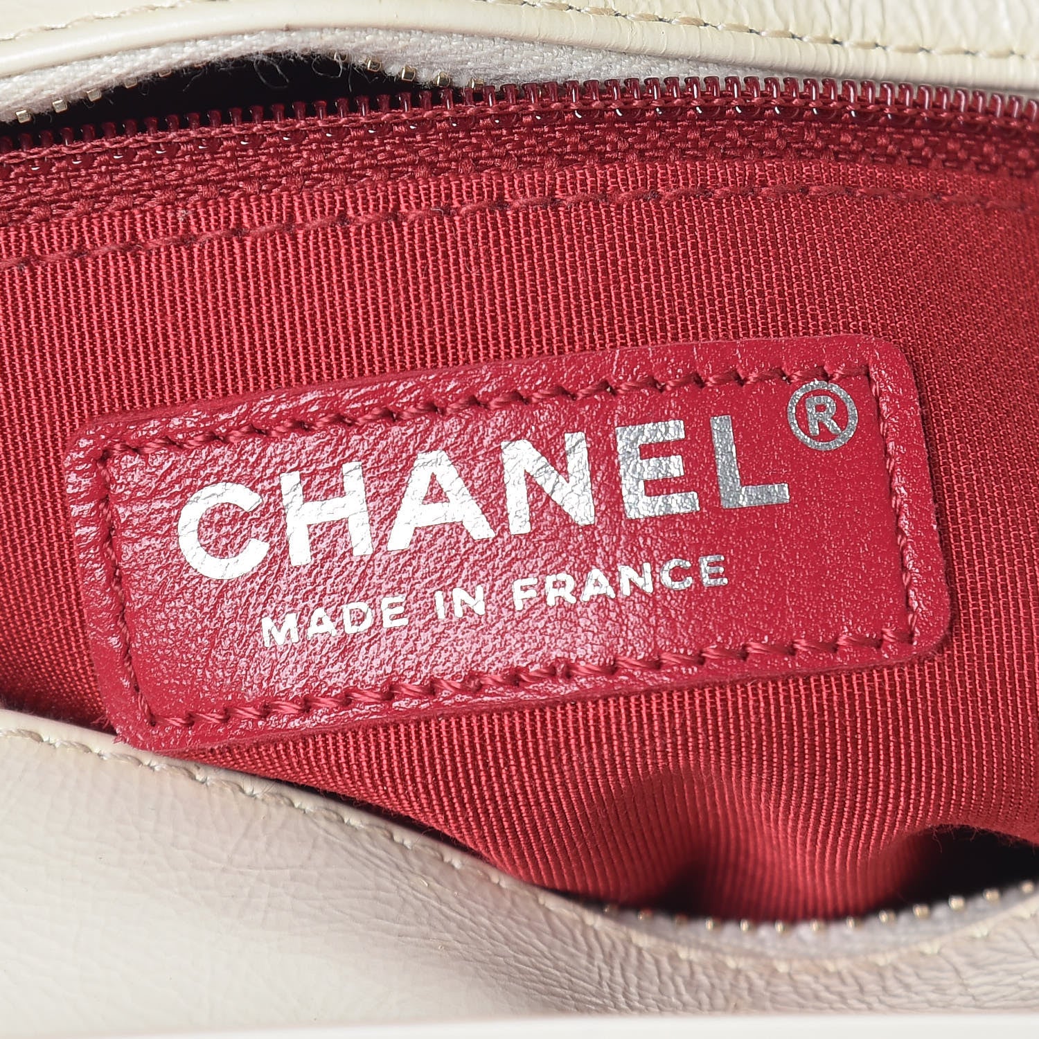 Chanel Tweed Calfskin Quilted Small Gabrielle Hobo Ivory 8 of 10