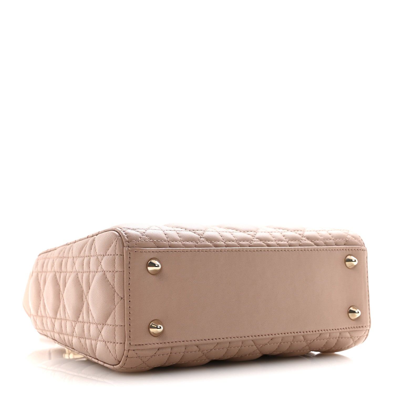 Christian Dior Lambskin Cannage Small My ABCDior Lady Dior Blush 4 of 13