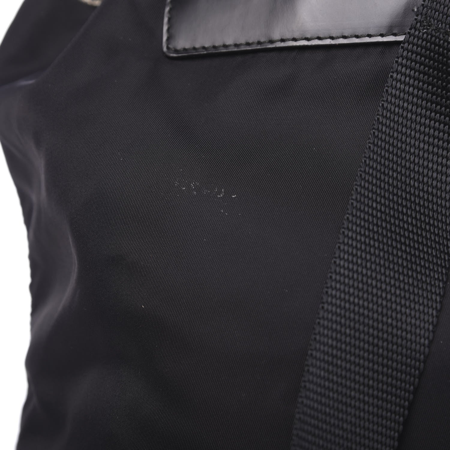 Prada Nylon Vela Medium Backpack Black 7 of 10