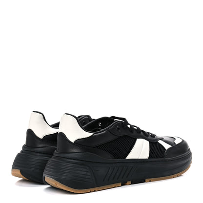 Bottega Veneta Calfskin Technical Mesh Speedster Sneakers 41 Black 4 of 9