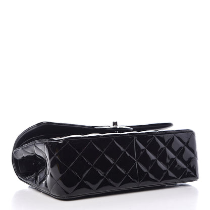Chanel Patent Quilted Jumbo Double Flap Black 5 of 8
